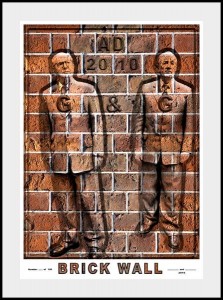 Gilbert & George, Brick Wall, 2010