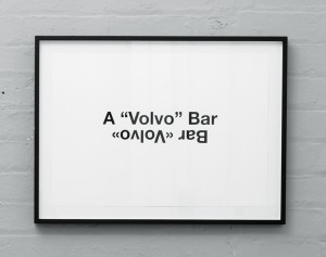 Liam Gillick, A "Volvo" Bar, 2009