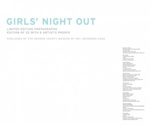 Girls' night out - Portfolio - 2003