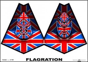 Gilbert & George - Flagration, 2008.