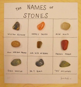 Jimmie Durham - The Names of Stones, 2011