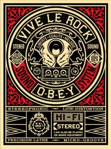 Shepard Fairey - Vive Le Rock, 2012