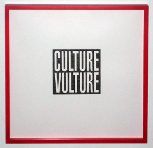 Barbara Kruger, Culture Vulture, 2012. (Framed)