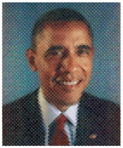Chuck Close - Obama Victory Fund, 2012. 