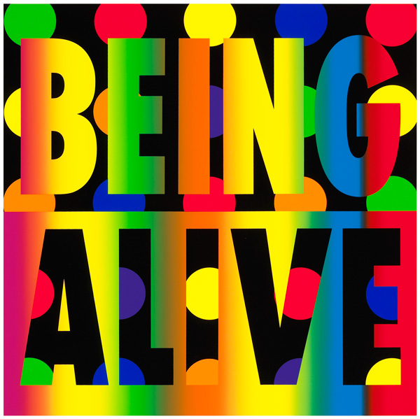 Deborah Kass print - "Being Alive" - Out Now