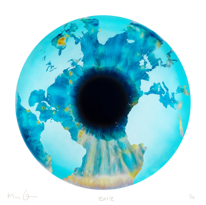 Marc Quinn, The Eye of History (Atlantic Perspective) Points of Continent, 2012.