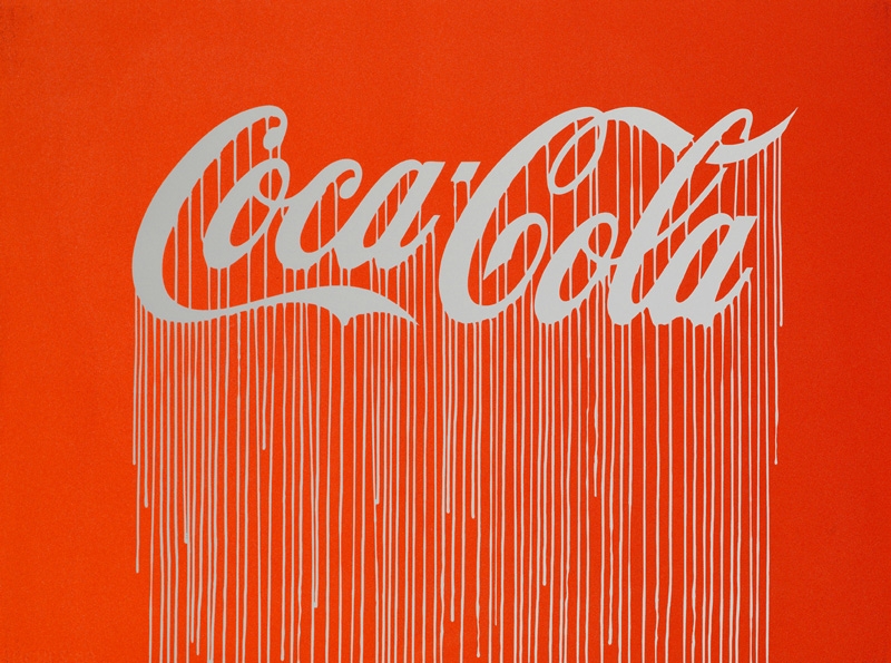 Zevs, Liquidated Coca-Cola (Luminescent Print Edition), 2012.