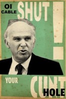 Billy Childish, Vince Cable Royal Mail Sell-off, 2013. 