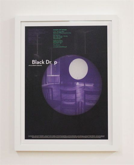 Simon Starling, Black Drop/Oxford (Poster), 2013.