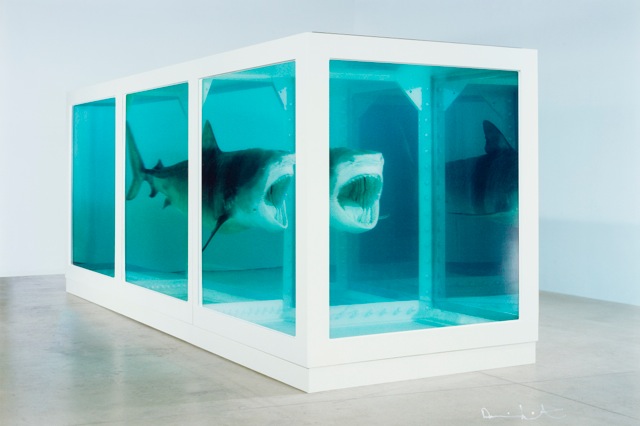 Damien Hirst, The Physical Impossibility of Death in the Mind of Someone Living - (Lenticular), 2013.
