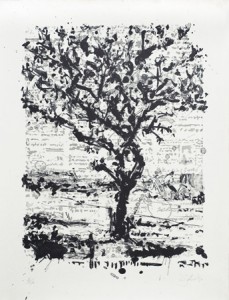 William Kentridge, Stone Tree II, 2013. 
