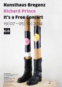 Richard Prince, It's a free concert -Poster, 2014