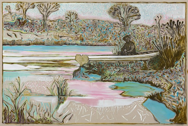 Billy Childish, river garden, Kroonstad 1901, 2014
