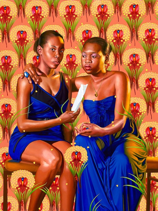 Kehinde Wiley “The Sisters Zénaïde and Charlotte Bonaparte (The World Stage: Haiti)” 2014