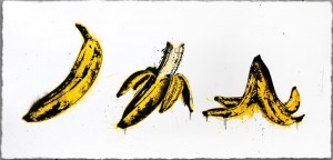 Mr Brainwash, Banana Split (White), 2015
