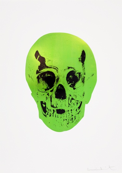 Damien Hirst — The Sick Dead: Lime Green / Raven Black