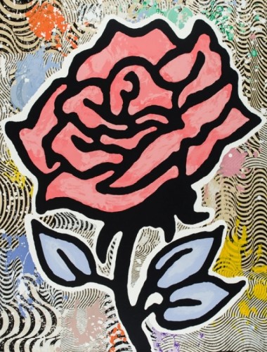 Donald Baechler, Red Rose, 2015