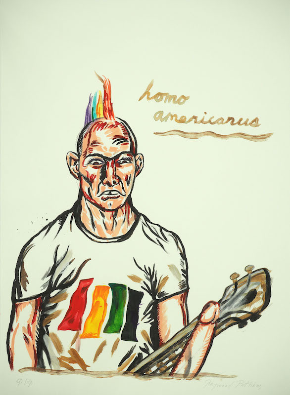 Raymond Pettibon, homo americanus, 2015