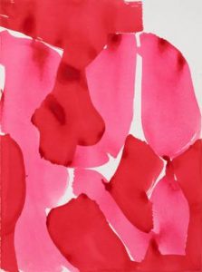 Amy Sillman - pink pink pink black 1 - 2016
