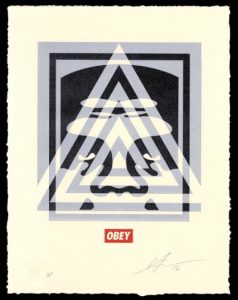 Shepard Fairey - Pyramid Top Icon - 2016