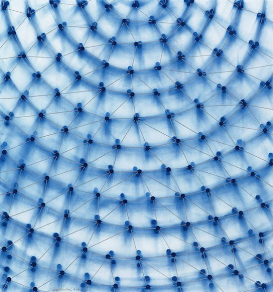 Ross Bleckner – Dome (Blue) – 2017