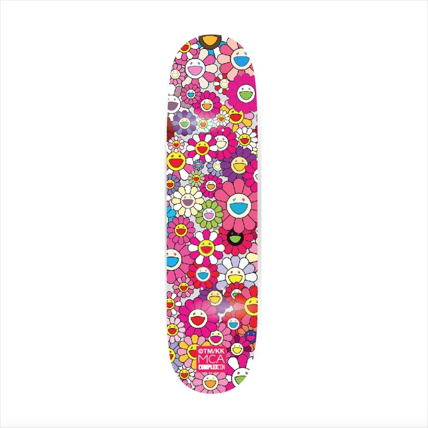Takashi Murakami - Multi Flower 8.0 Skate Deck (Pink) - 2017