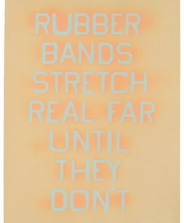 Ed Ruscha – Rubber Bands (State III) – 2017