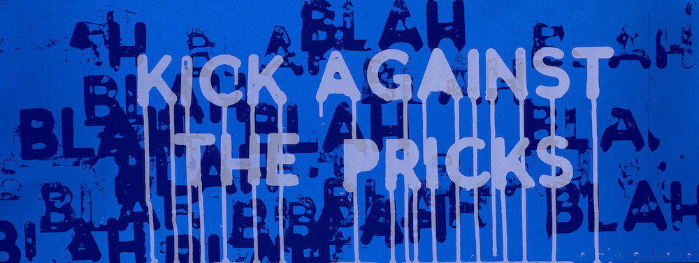 Mel Bochner - Kick Against the Pricks - 2018