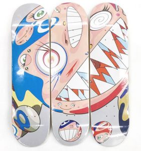 Takashi Murakami - Skate deck set of 3