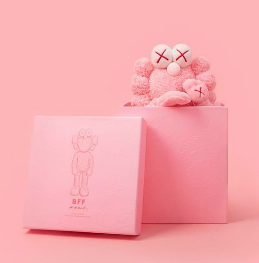 KAWS - BFF Plush (pink) - 2019