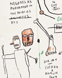 Jean-Michel Basquiat - Dog Leg Study - 2019
