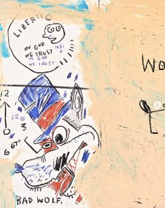 Jean-Michel Basquiat - Wolf Sausage - 2019