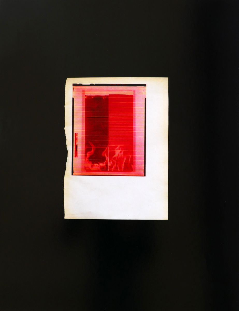 Wade Guyton - Untitled, Red Fire For SMC - 2018