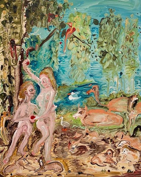 Genieve Figgis - Adam & Eve (after Joachim Wtewael) - 2019