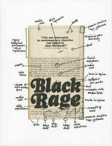Glenn Ligon - Black Rage (back cover) - 2019