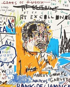 Detail: After Jean-Michel Basquiat - 50 Cent Piece, 1982-83 - 2019