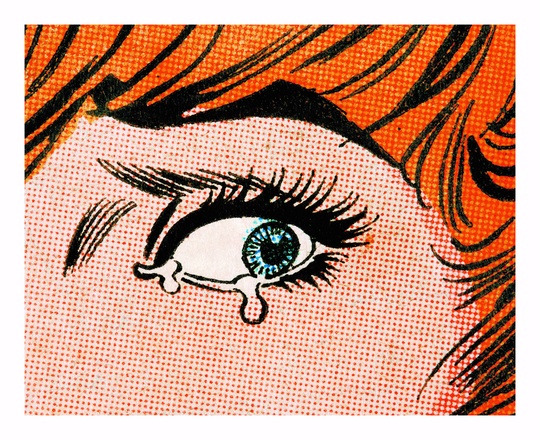 Anne Collier - Woman Crying, Comic (For TzK) - 2020