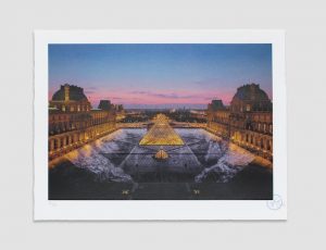 JR au Louvre, 29 Mars 2019, 19h45 © Pyramide, architecte I. M. Pei, musée du Louvre, Paris, France, 2019 - 2021