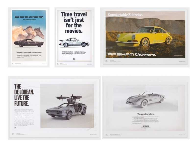 Daniel Arsham - Fictional Advertisements - Set of Five prints *SOLD
