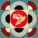 Shepard Fairey - Geometric Dove (Blue)
