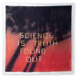 Ed Ruscha - Science is Truth Found Out (Red)ition Scarf - 2022
