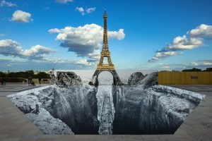 Trompe l’oeil, Les Falaises du Trocadéro, 19 mai 2021, 19h57 Paris, France, 2021 
