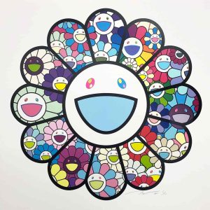 Takashi Murakami - Pastel Colour Flowers - 2022
