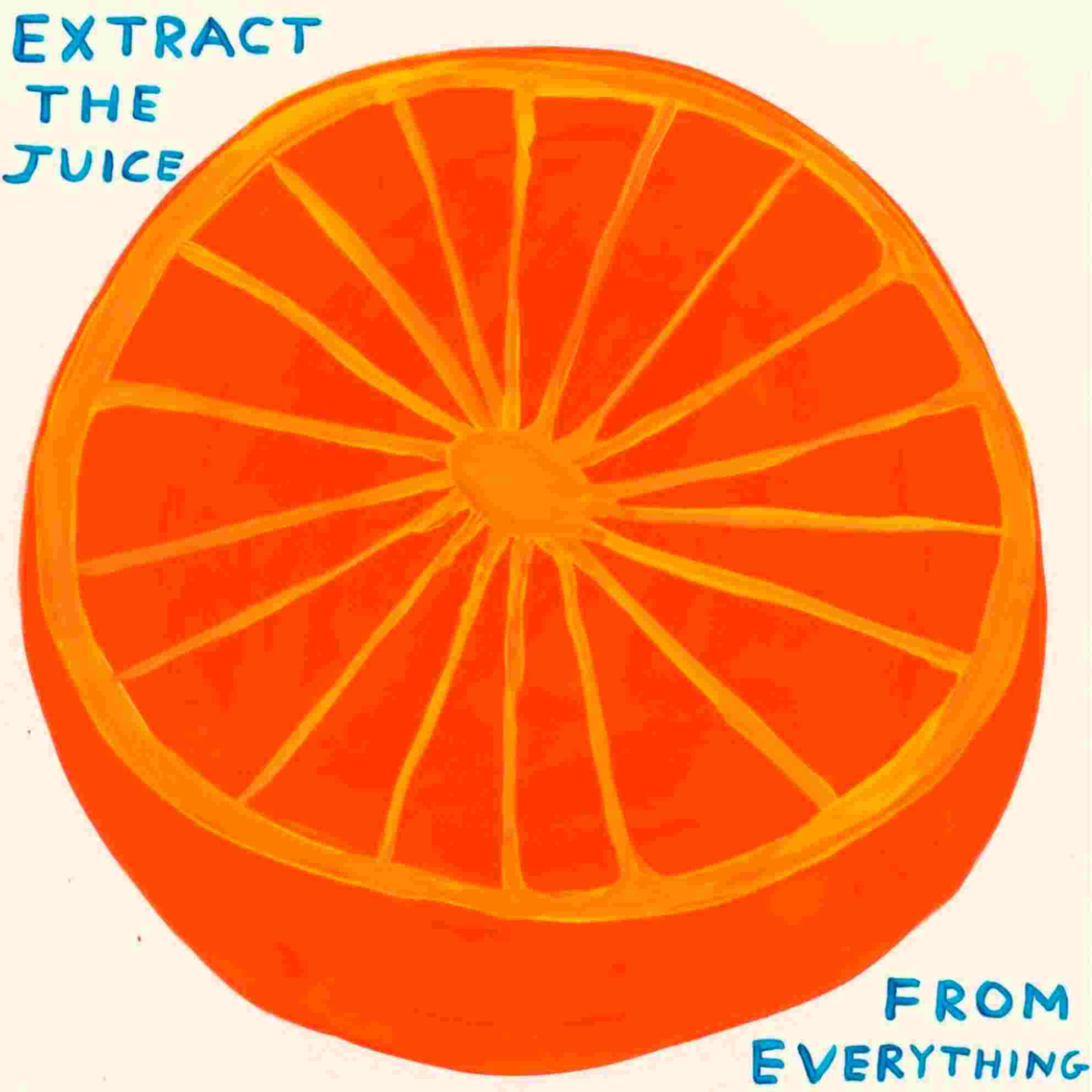 David Shrigley - Extract The Juice from Everything - 2023