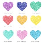 Private Sales - Mr Doodle - Pop Hearts - Complete Set of Nine Prints