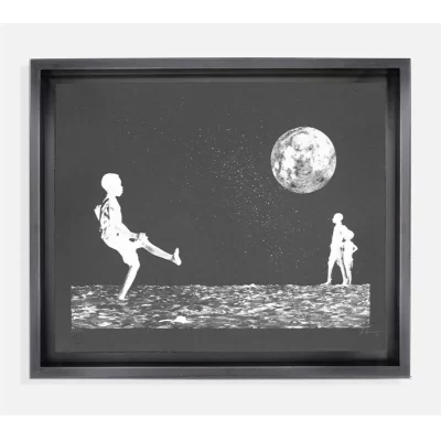 JR - Les Enfants D'Ouranos, Lune (Framed) - 2023
