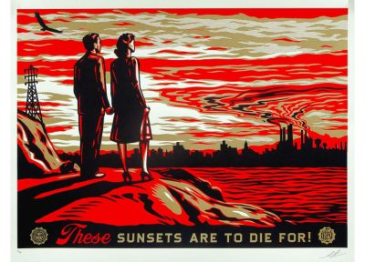 Shepard Fairey - These Sunsets Are To Die For - 2023
