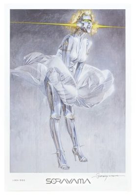 Hajime Sorayama - Untitled (Marilyn) - 2023