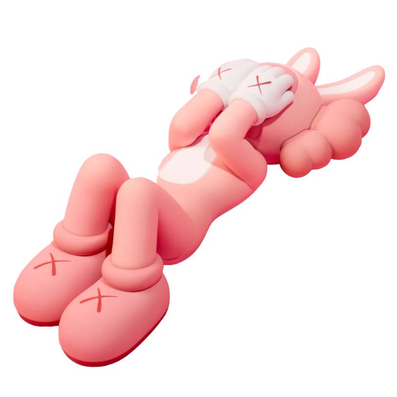 KAWS Holiday Indonesia Figure ピンク-