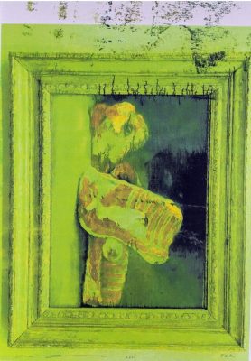 Wade Guyton - Green Goya - 2023
